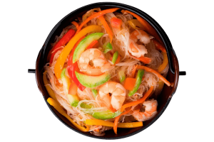 Харусаме с креветкой